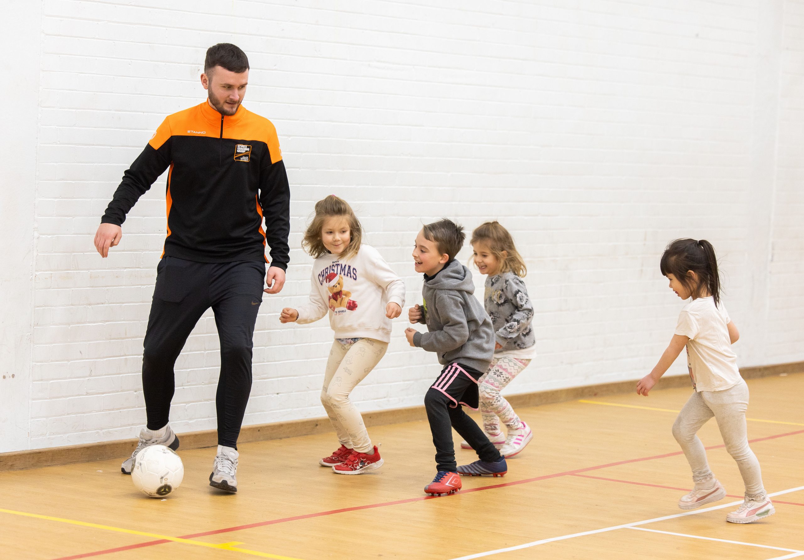 Sports Coaching Group believes being ac tive is good for children's mental health.