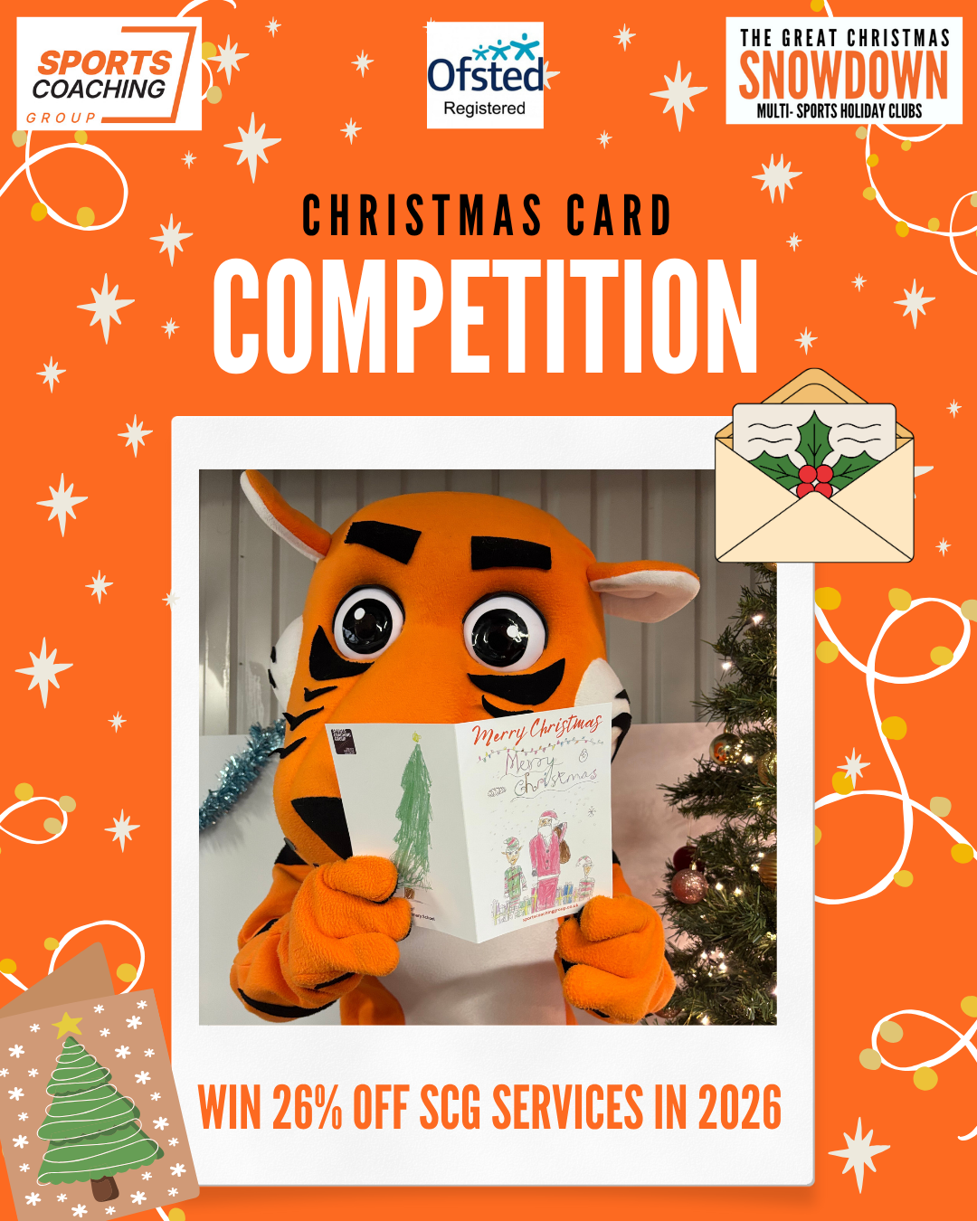 Sports Coaching Group is offering the winner of our Christmas Card Competition 26% off all services in 2026