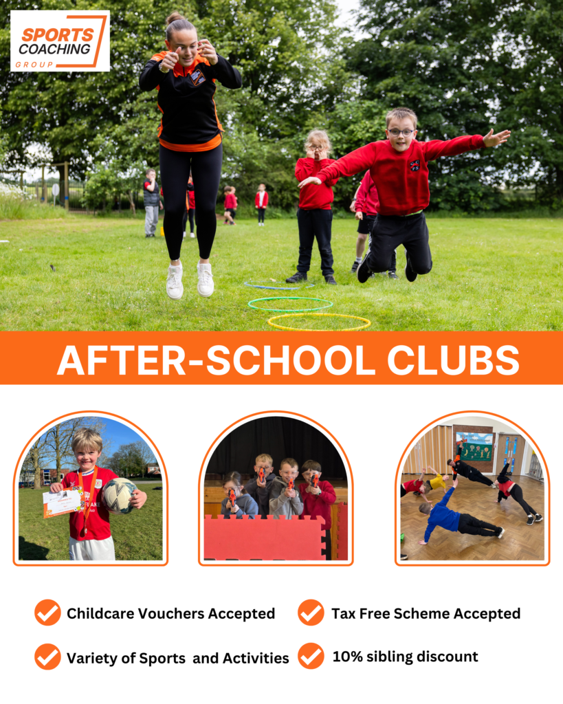 Sports Coaching Grouo offers beforer and after-school clubs.
