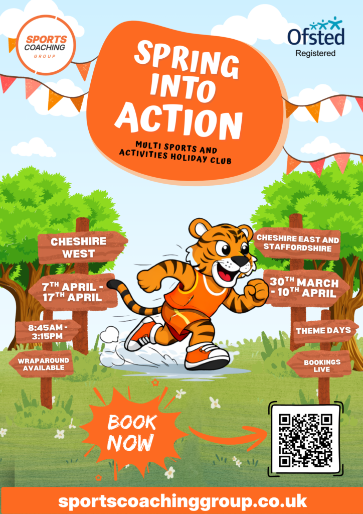 Sports Coaching Group has launched its spring into Action Easter holiday camps for 2026.