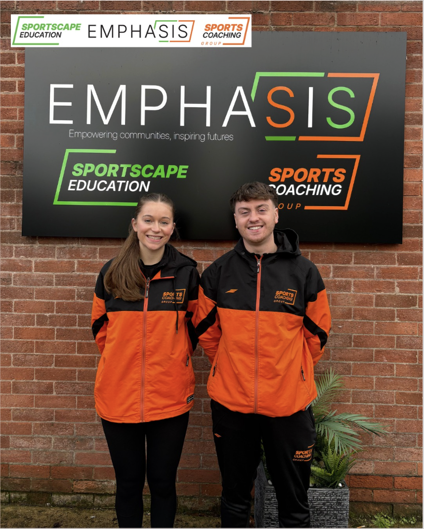 Sports Coaching Group is proud to announce that our Alternative Provision (AP) and Mentoring offer is now fully quality assured through Cheshire East Council, giving schools complete confidence in our safeguarding, standards and impact. Pictured is our AP team Joe Price and Lucy Rookes.