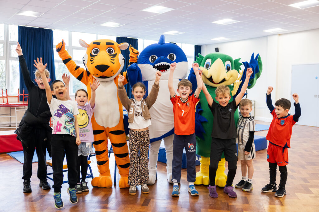 Tommy Tiger Time, with Tilly the Tiger Shark and Timmy and Tiger Parrot
