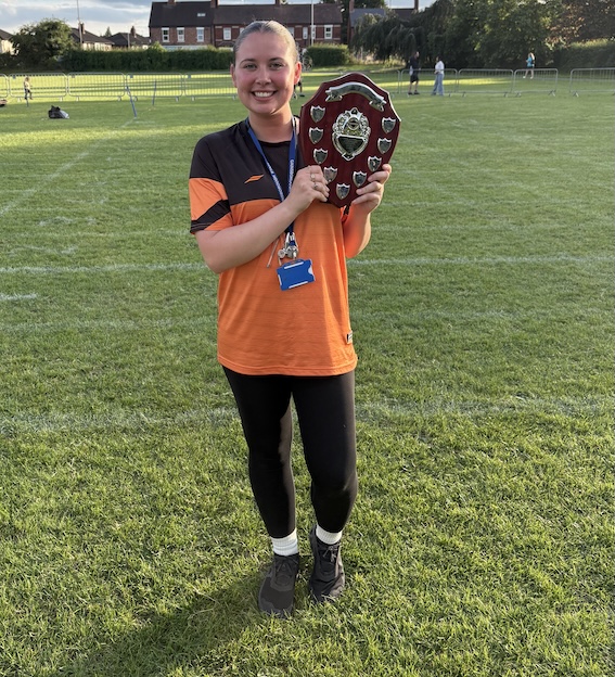 Sports Coaching Group's Holly Jones at the Crewe and Nantwich School Sport Partnership Town Sports.